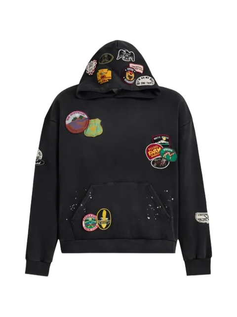FOUND hoodie con efecto de salpicaduras de pintura y detalle de parche