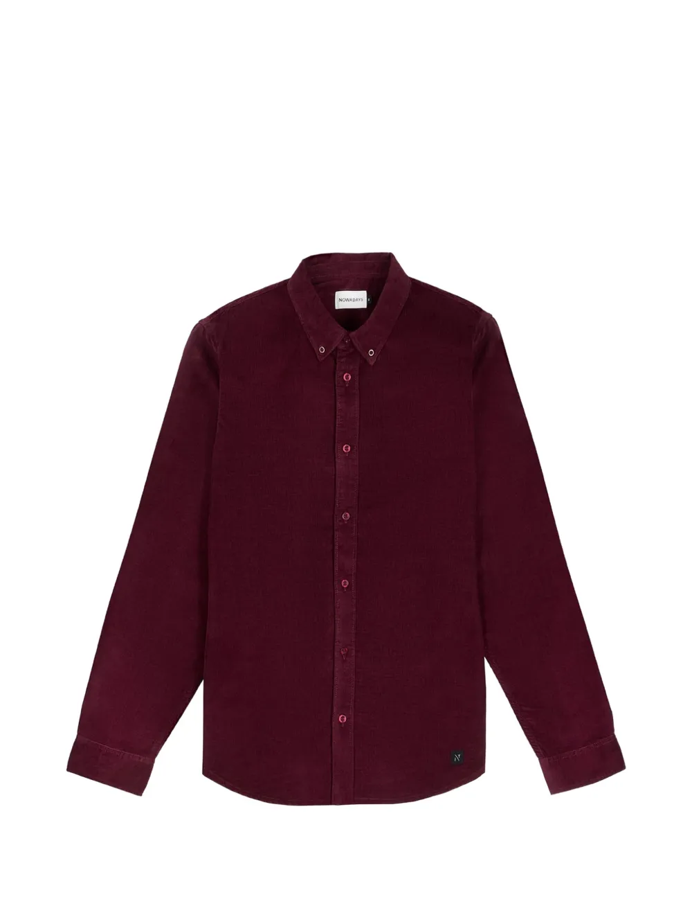 NOWADAYS babycord button-down shirt - Rouge NOWADAYS babycord button-down shirt - Rouge
