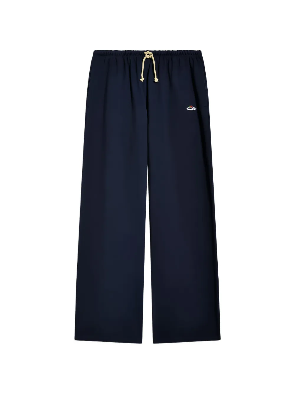 HommeGirls x Fruit Of The Loom logo-patch track pants - Blau