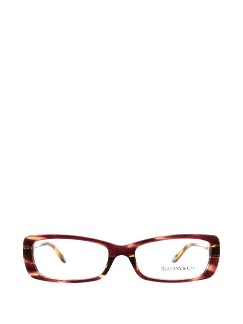 Tiffany & Co Eyewear crystal-embellished rectangle-frame glasses