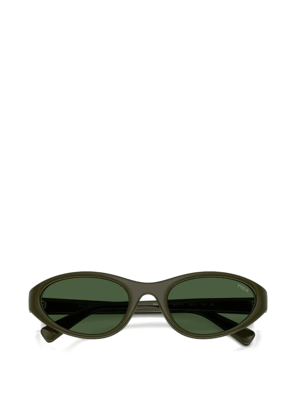 POLO RALPH LAUREN EYEWEAR oval-frame sunglasses Groen