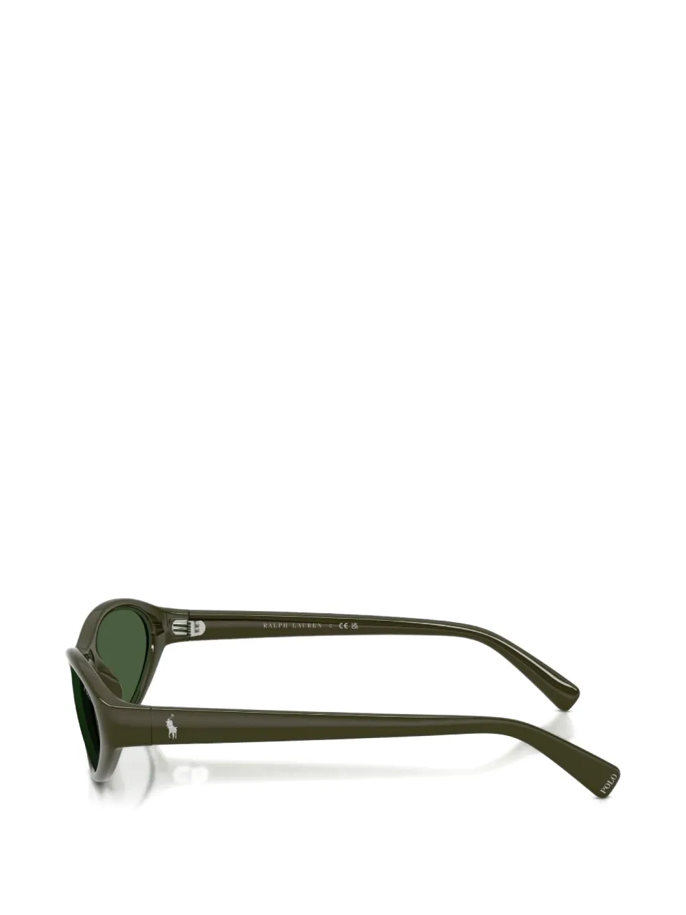 POLO RALPH LAUREN EYEWEAR oval-frame sunglasses Groen