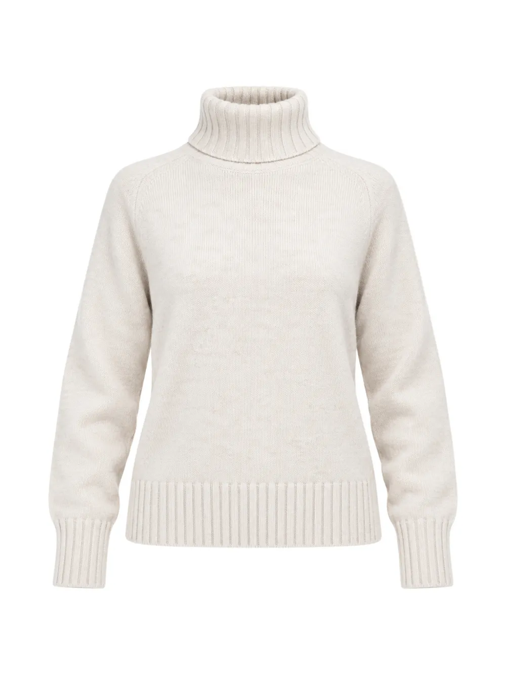 Ecoalf Caqui roll-neck raglan-sleeve sweater - Weiß