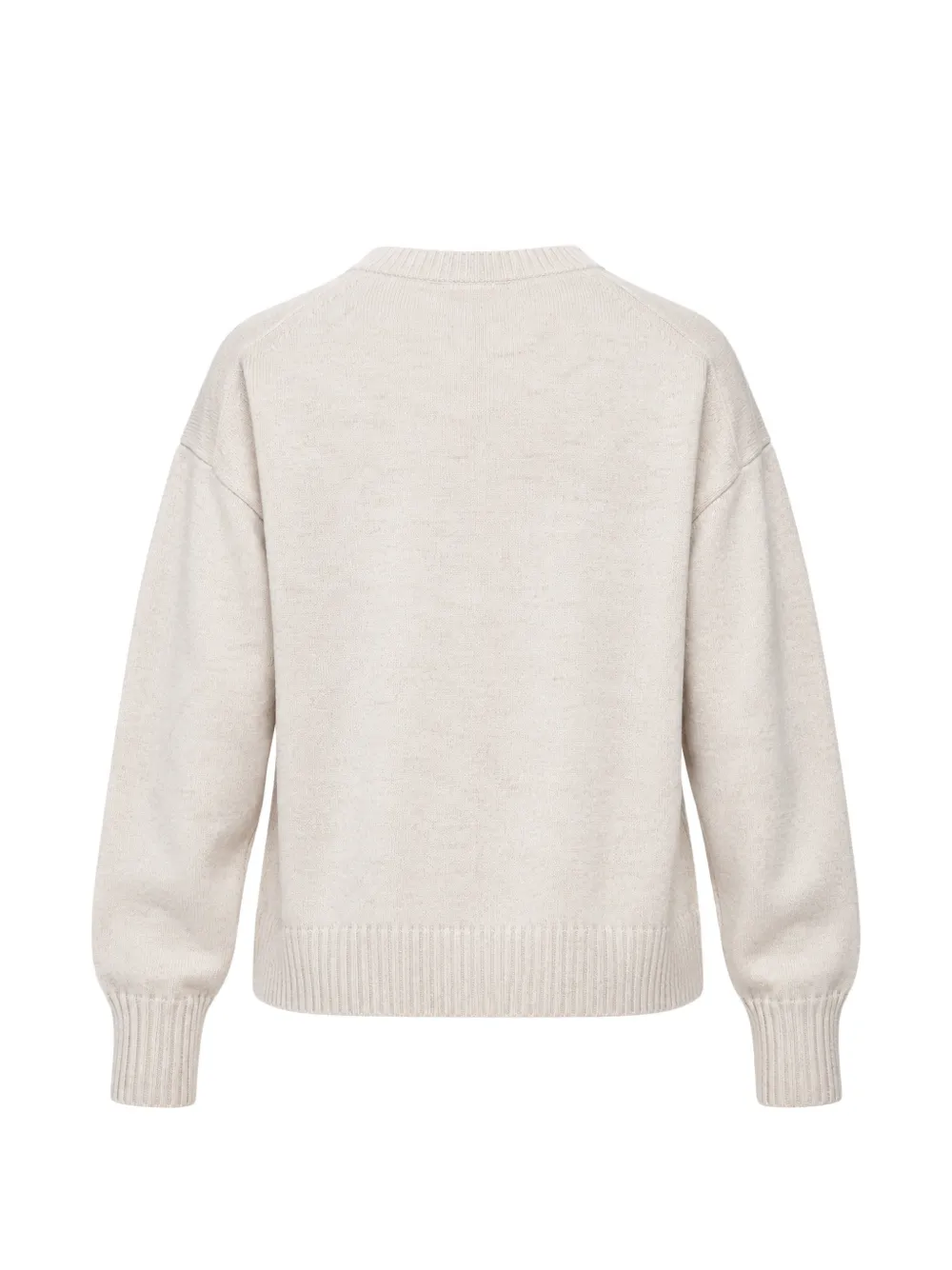 Ecoalf Cosmos wool sweater Wit