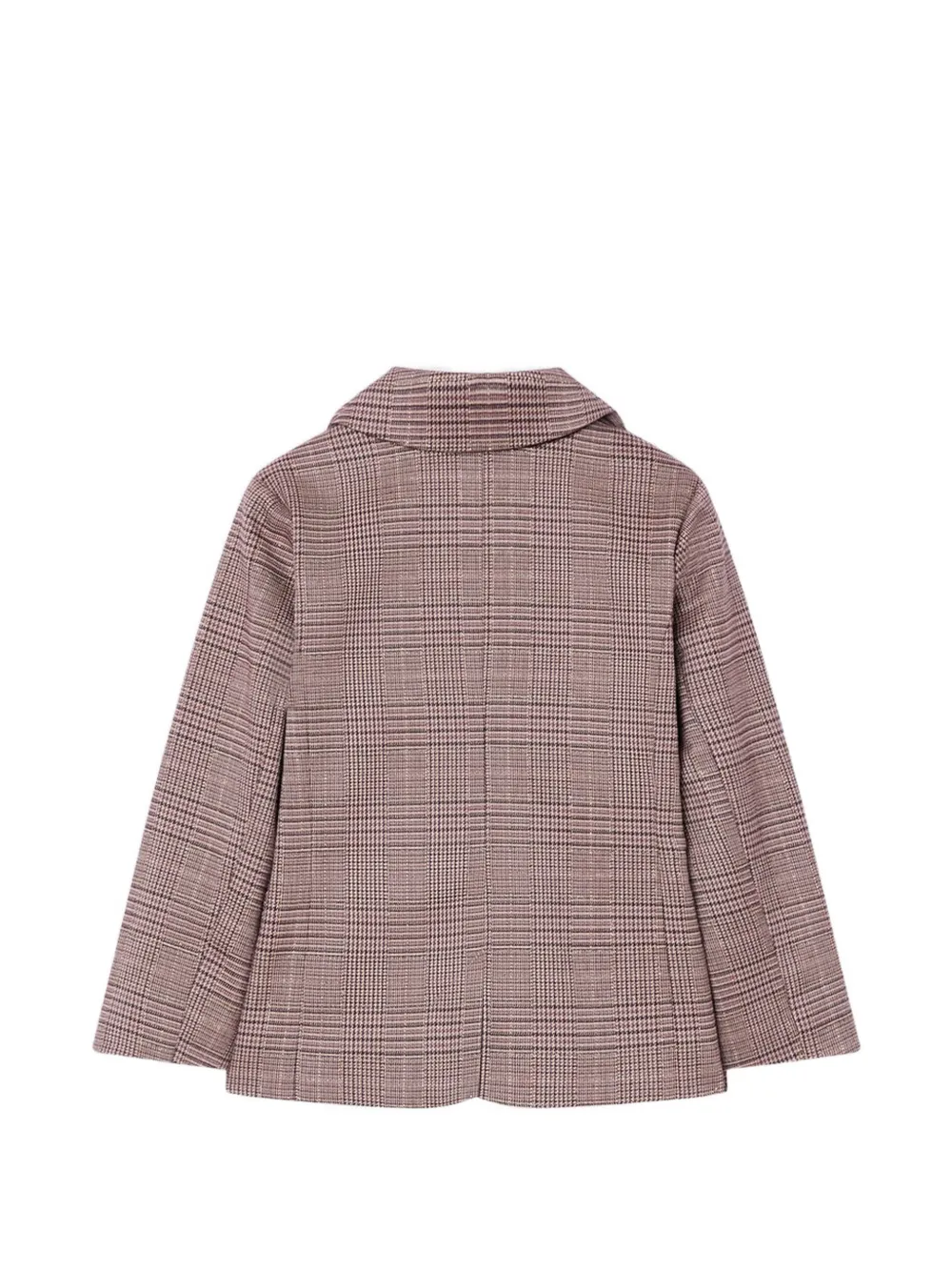 Liu Jo Kids Prince of Wales check blazer Bruin