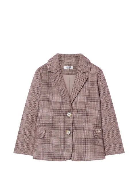Liu Jo Kids Prince of Wales check blazer