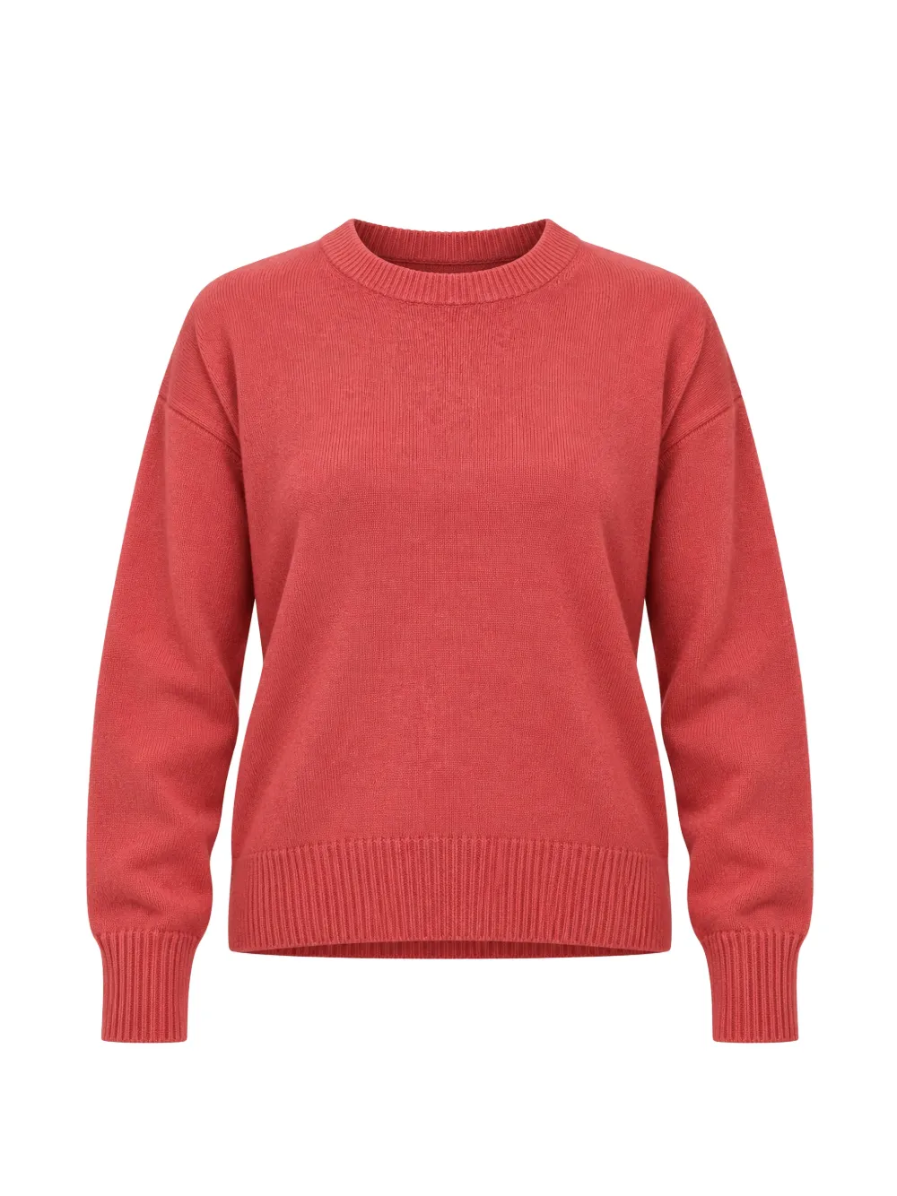 Ecoalf Cosmos wool sweater Rood