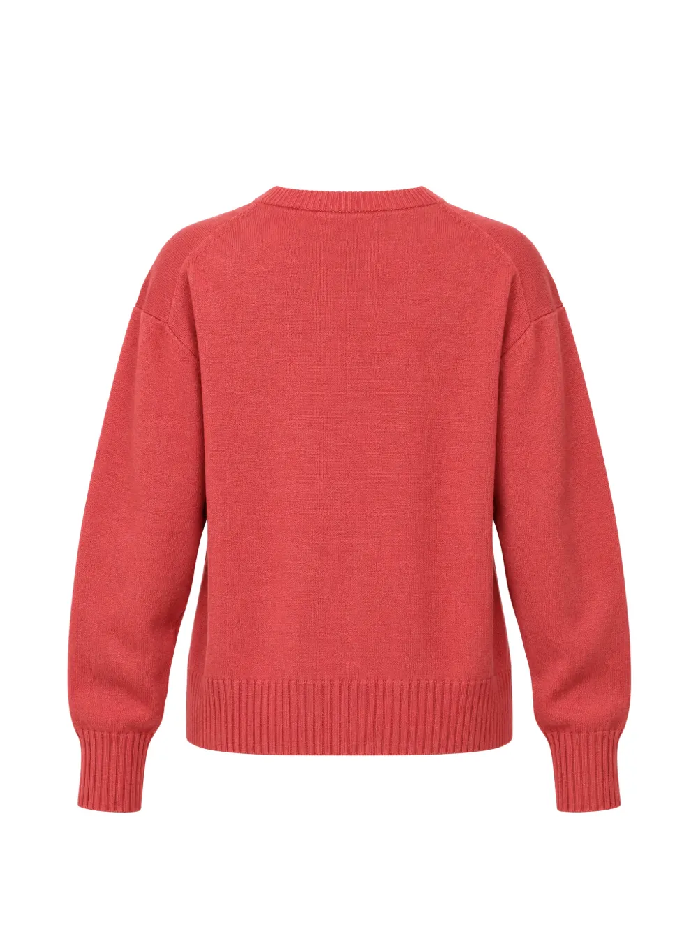 Ecoalf Cosmos wool sweater Rood