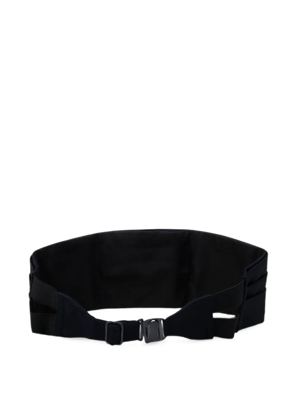 THE ROSE IBIZA pleated cummerbund belt - Black