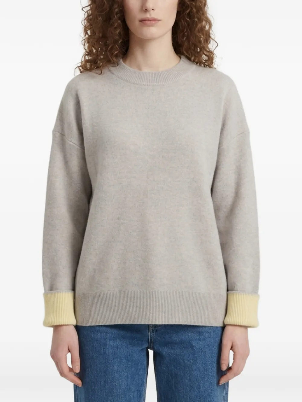 The Frankie Shop Hana wool sweater - light grey - Grigio
