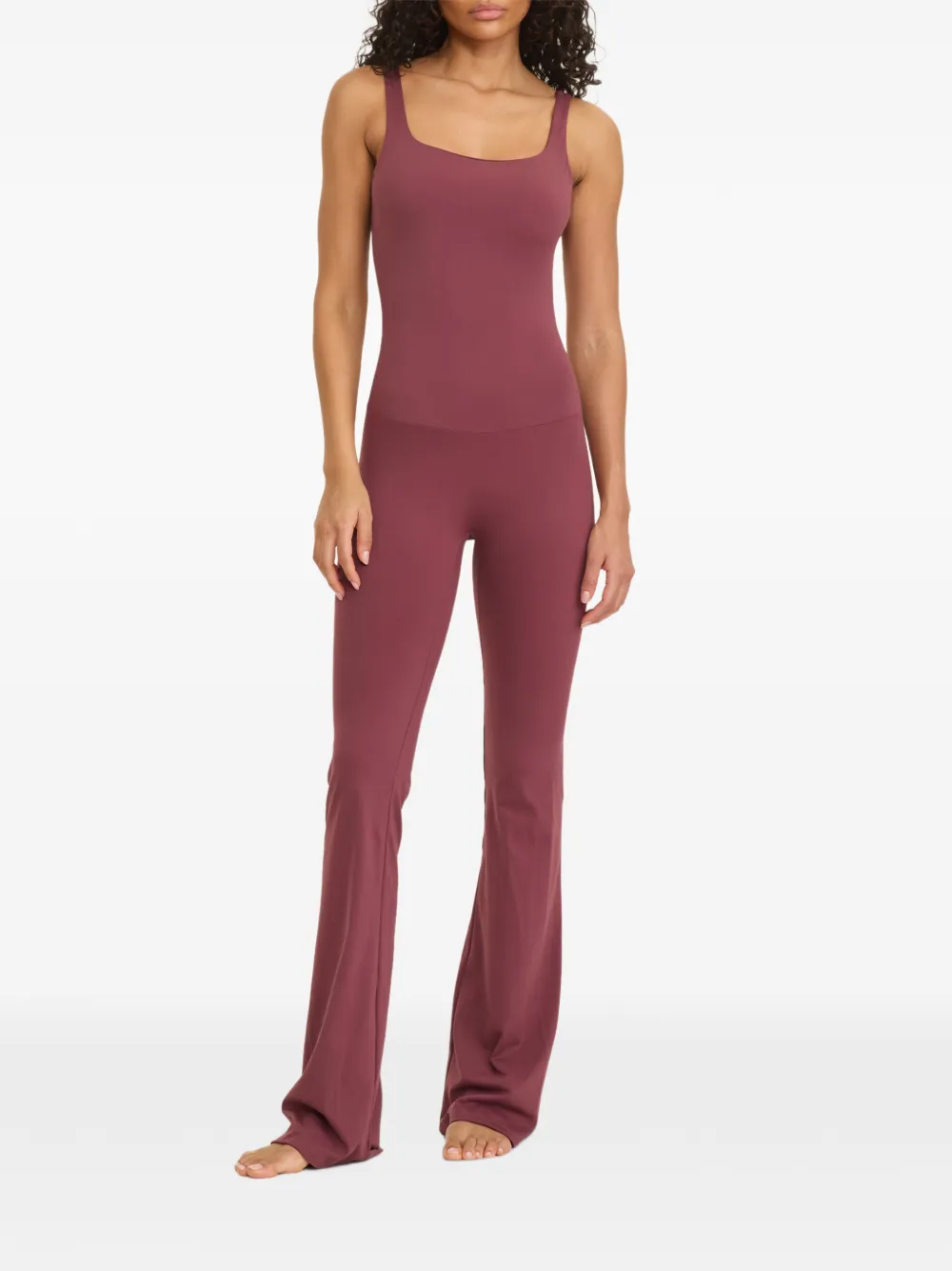 AMADA WEAR Anastasia flared leg jumpsuit - Rosso