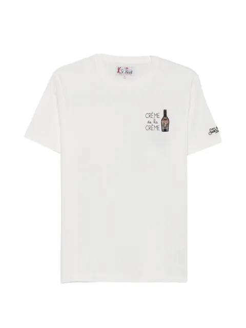MC2 Saint Barth embroidered logo-patch T-shirt
