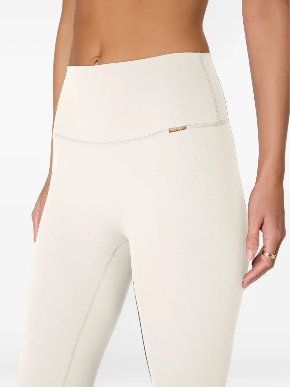 AMADA WEAR Camilla flared leggings Beige