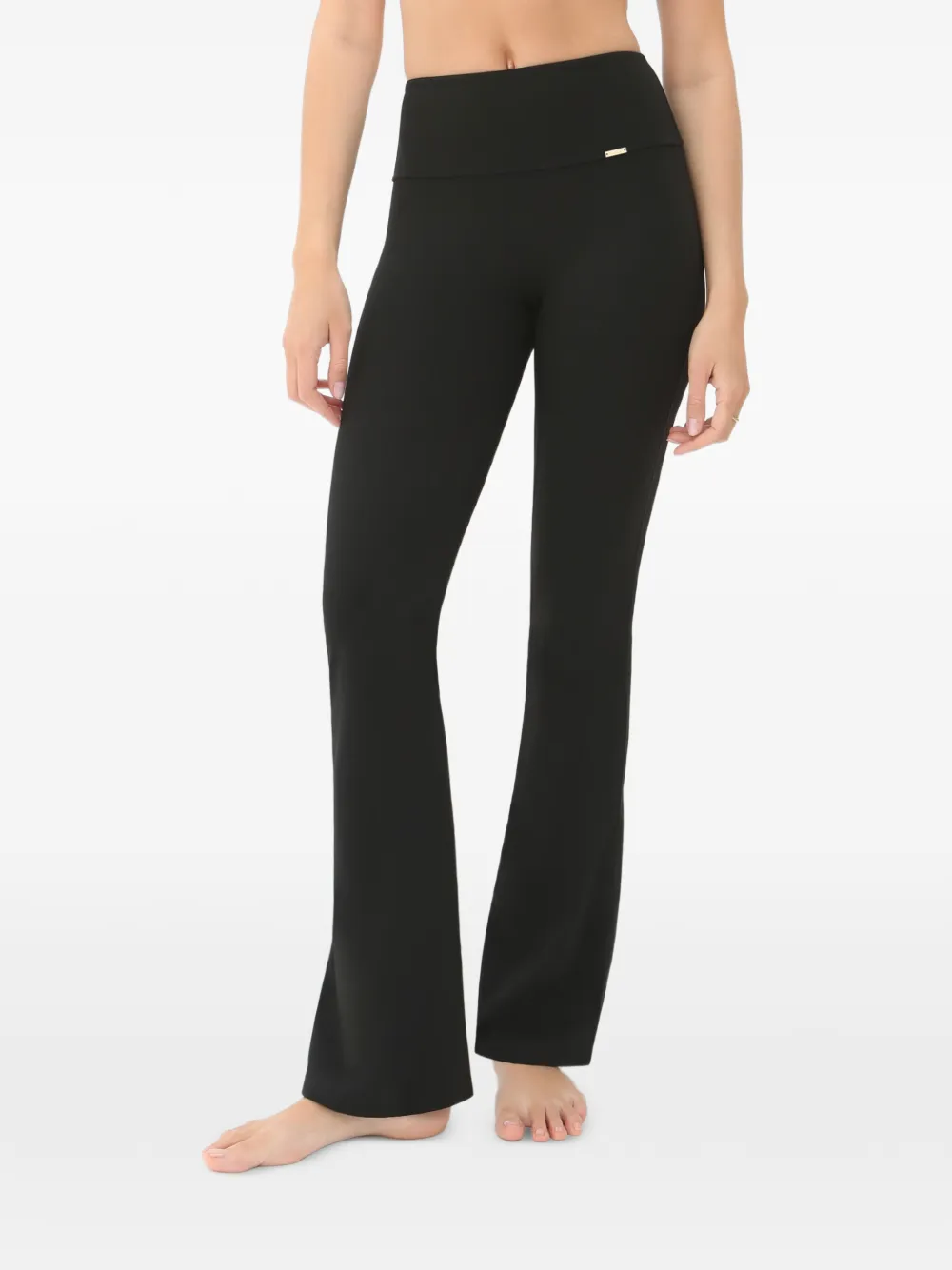 AMADA WEAR Camilla flared leggings Zwart