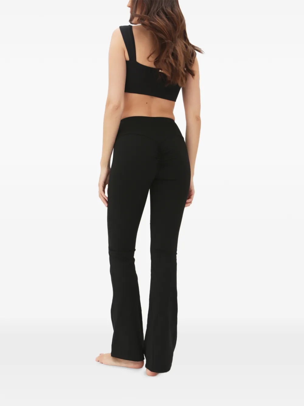 AMADA WEAR Camilla flared leggings Zwart