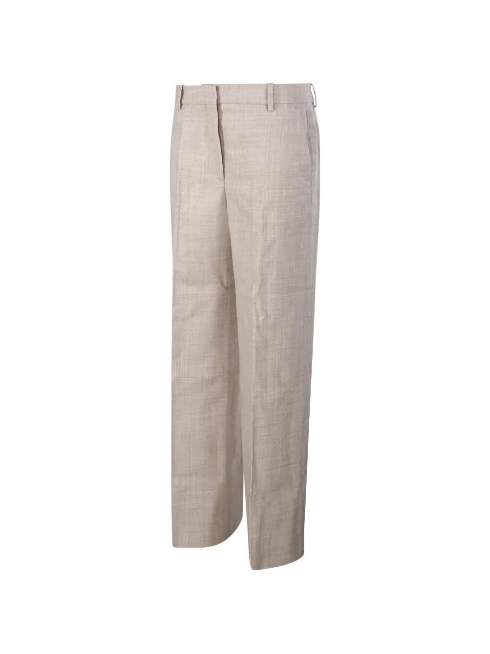 By Malene Birger pressed-crease straight-leg trousers Beige