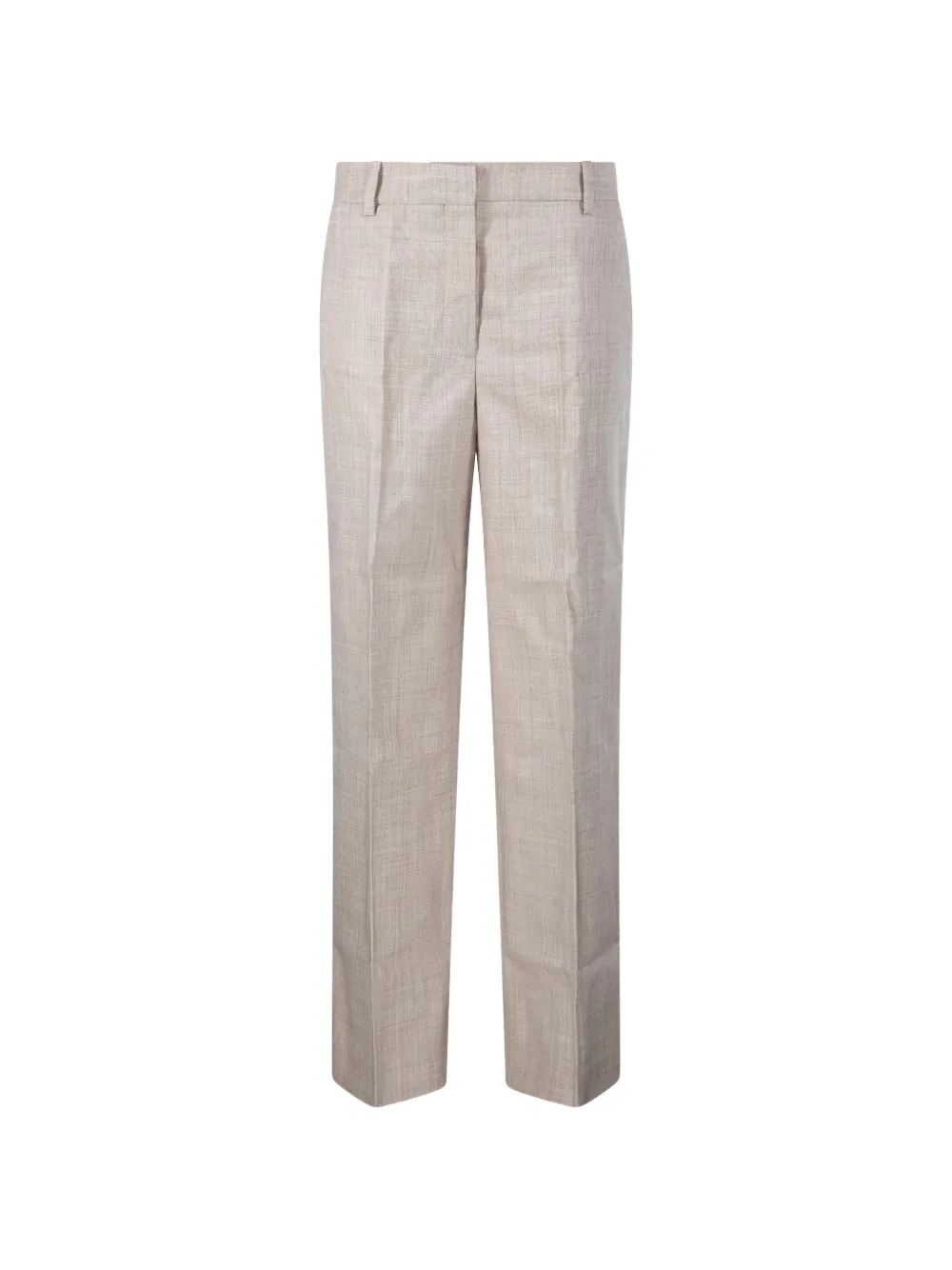 By Malene Birger pressed-crease straight-leg trousers Beige