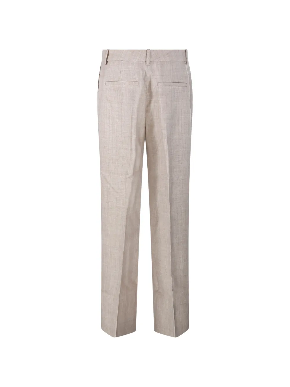 By Malene Birger pressed-crease straight-leg trousers Beige