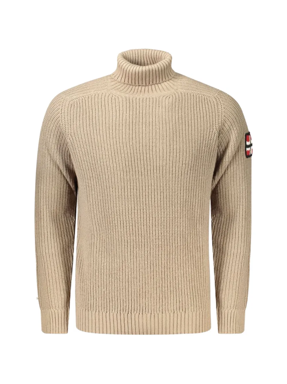 Norwegian Rain ribbed-knit roll-neck sweater - Tons neutres Norwegian Rain ribbed-knit roll-neck sweater - Tons neutres