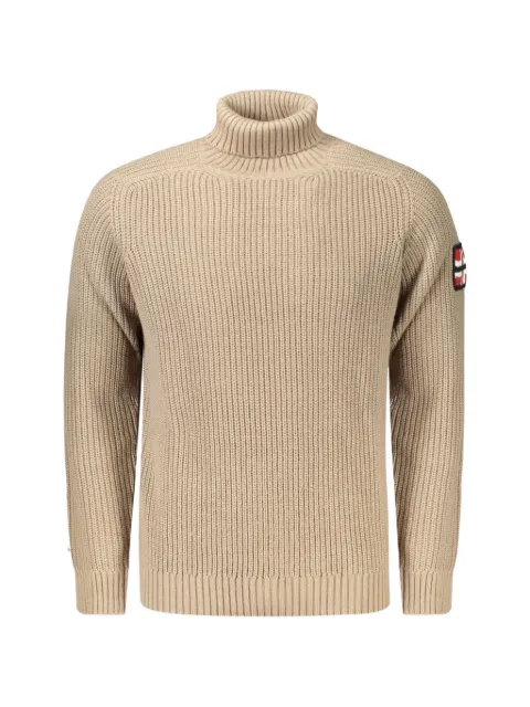 Norwegian Rain ribbed-knit roll-neck sweater