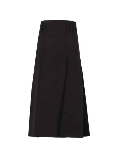 Al Duca D’Aosta 1902 pleated crepe midi skirt