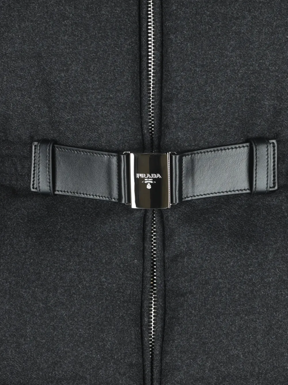 Prada Re-Wool down vest Grijs