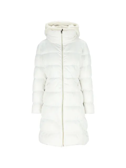 Herno quilted faux-fur-trim coat