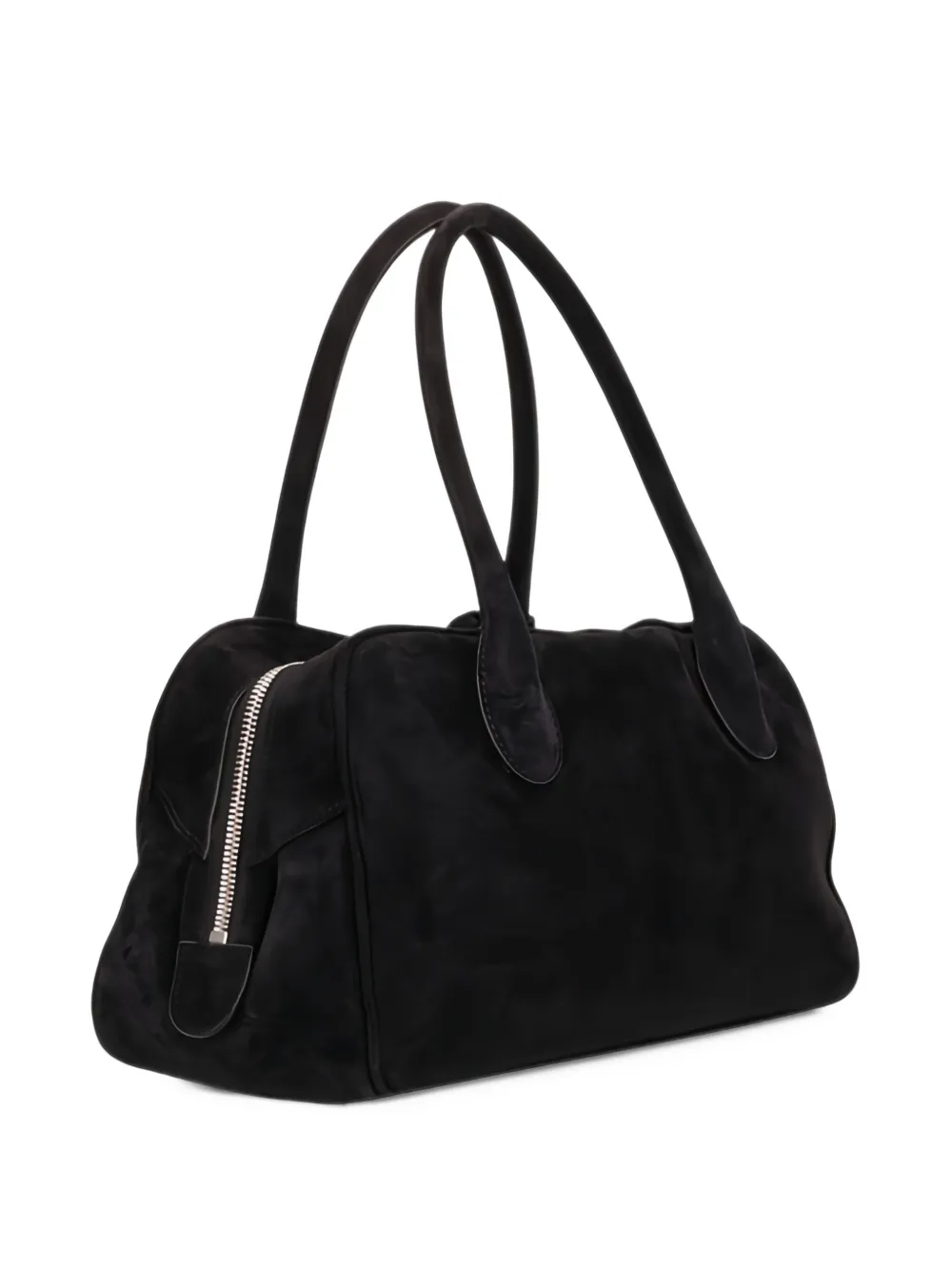 Magda Butrym Brigitte suede tote bag Zwart
