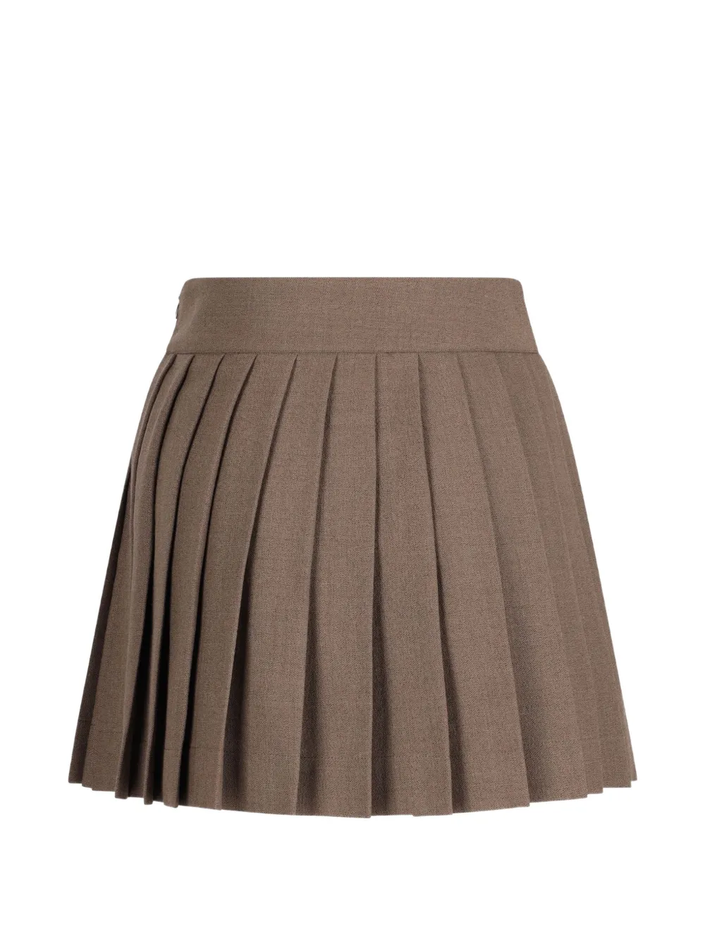 Ermanno Scervino pleated mini skirt - Marrone