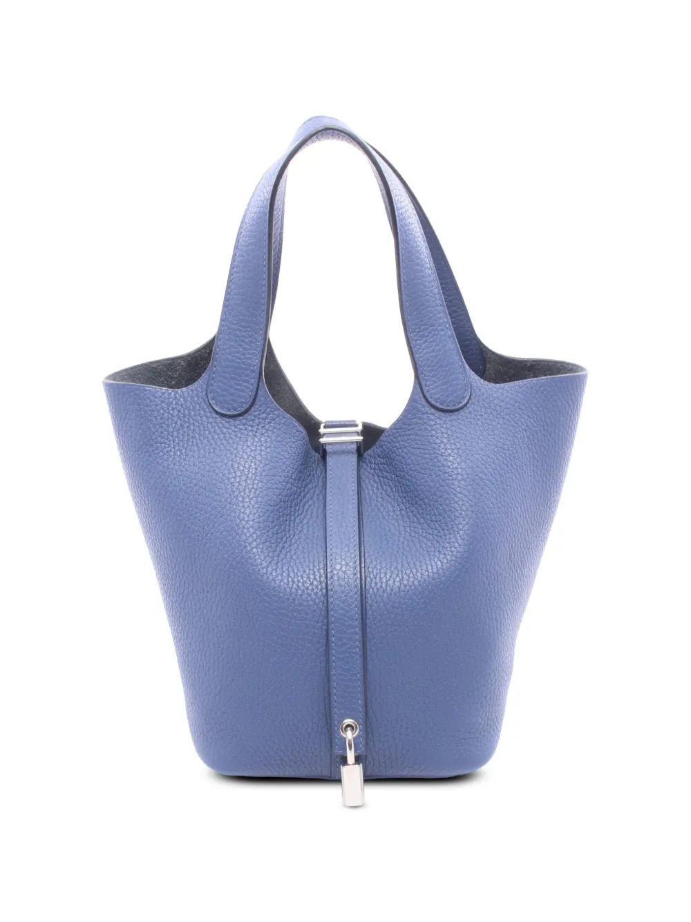 Hermès Pre-Owned 2018 Clemence Picotin Lock 18 handbag - Blau