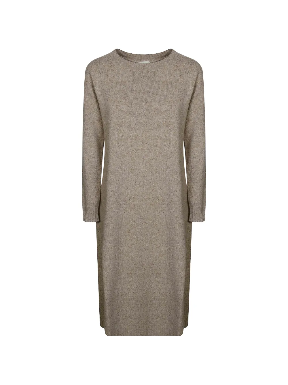 Weekend Max Mara tweed-effect knitted midi dress - Neutrals