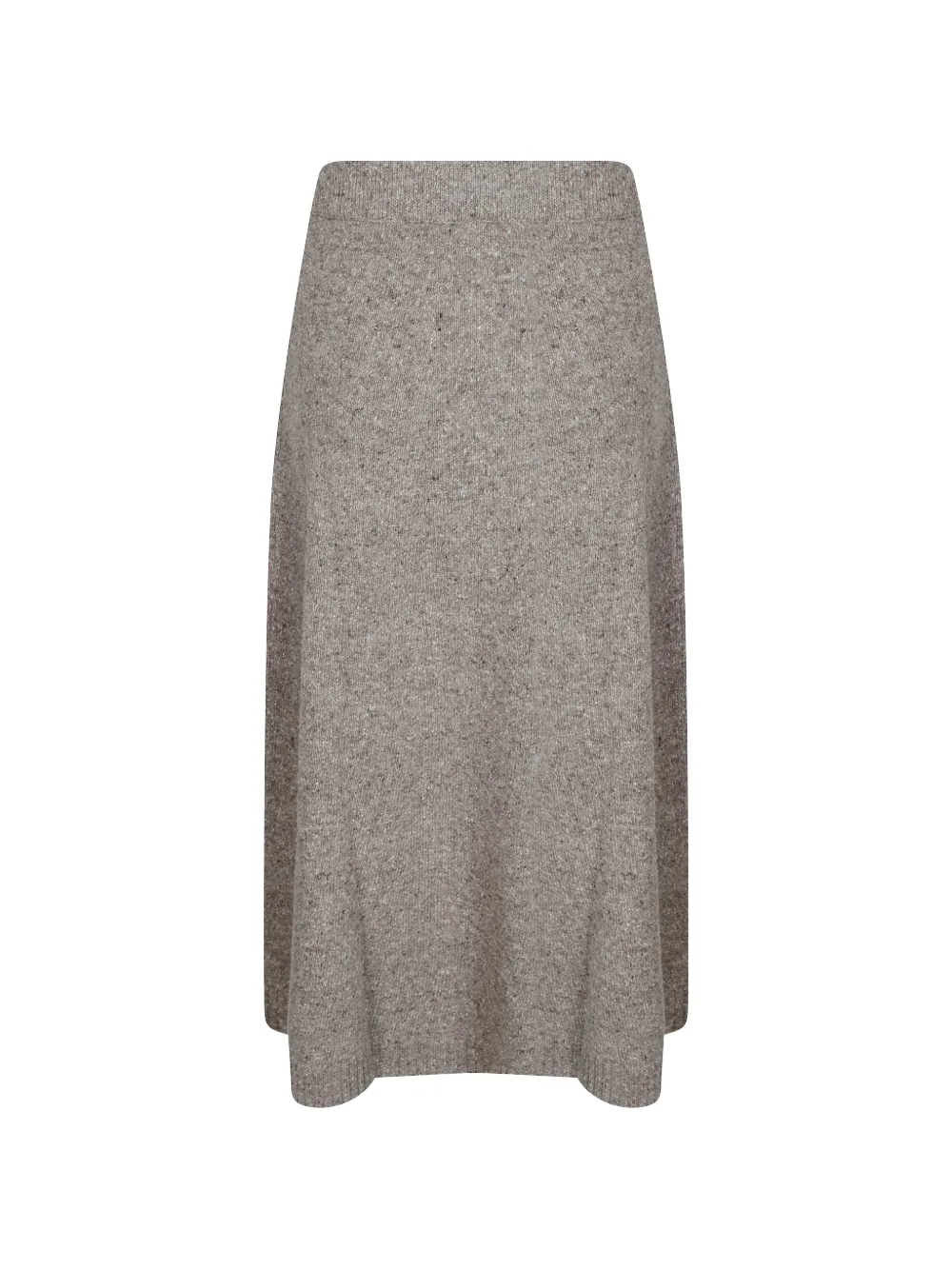 Weekend Max Mara tweed-effect knitted midi skirt - Grigio