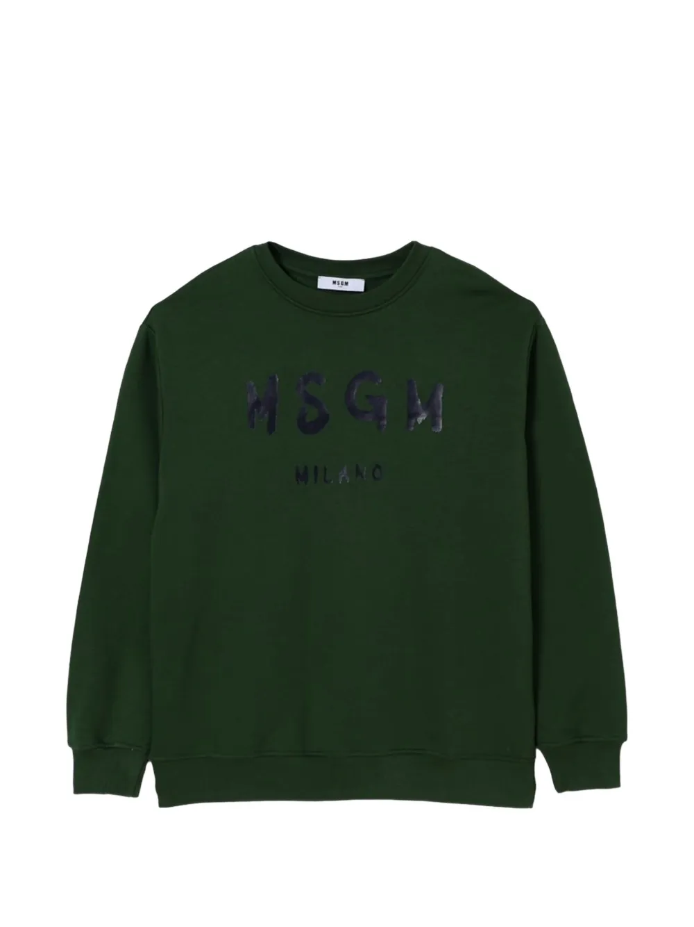 MSGM Kids Maglione con logo - Verde