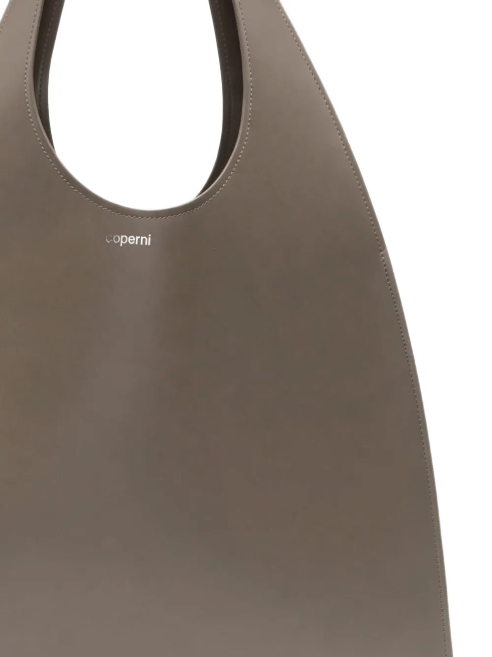 Coperni heart-shaped leather shoulder bag Bruin