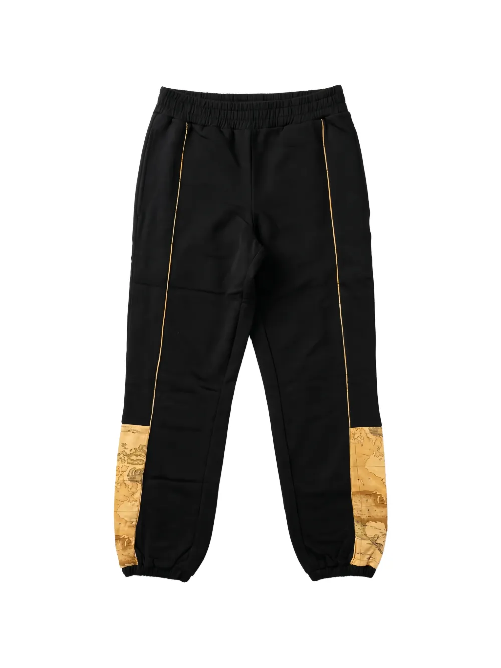 ALVIERO MARTINI 1° CLASSE Geo Map-print track pants - Schwarz