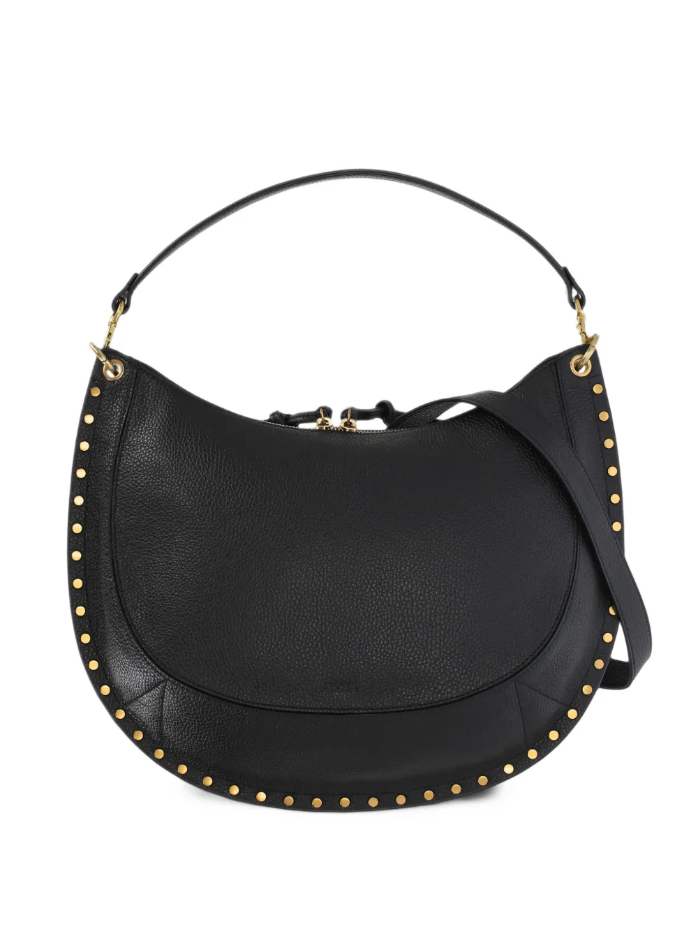 ISABEL MARANT Naoko bag in grained leather Zwart