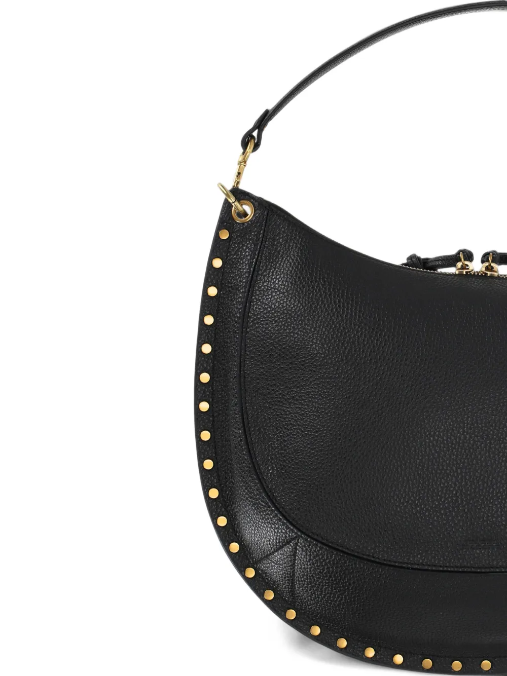 ISABEL MARANT Naoko bag in grained leather Zwart