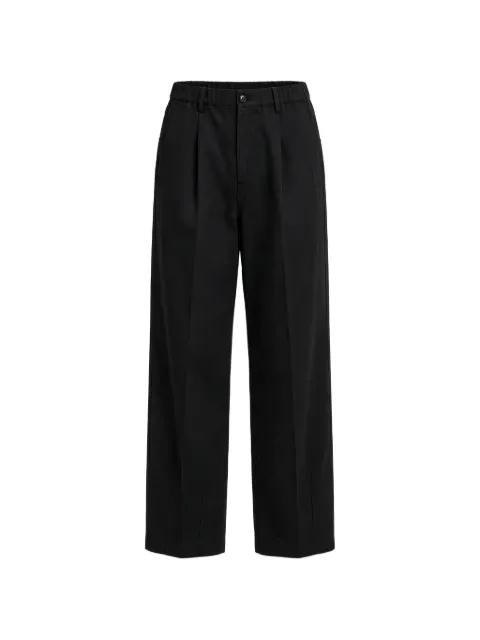 BONHEUR pleated elasticated-waistband trousers