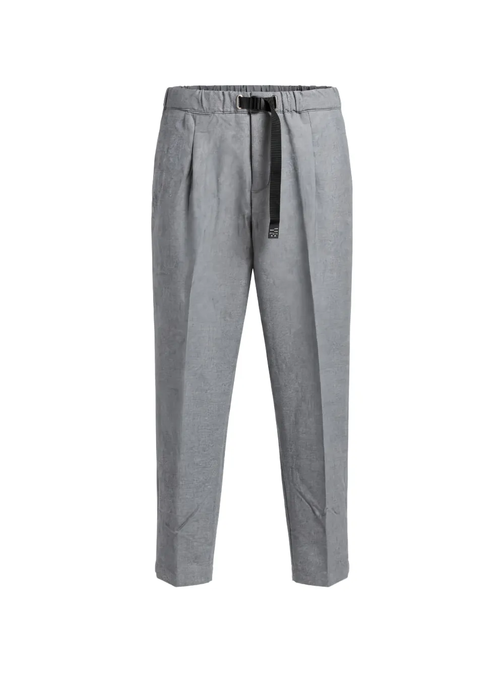 White Sand belted pleated trousers - Grigio