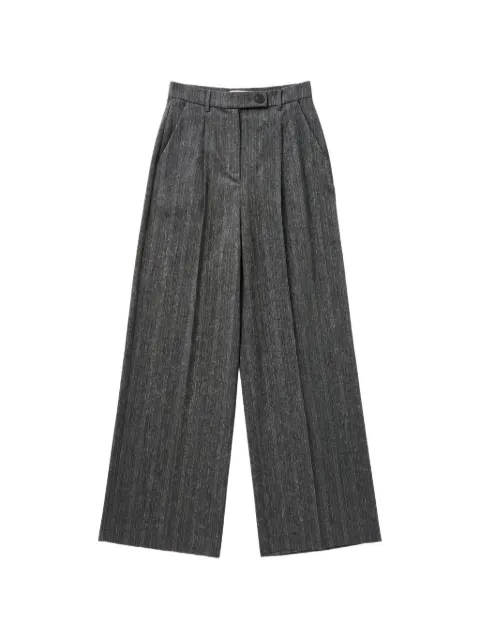 Marella pleated wide-leg trousers
