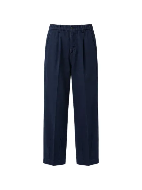 BONHEUR pleated elasticated-waist trousers