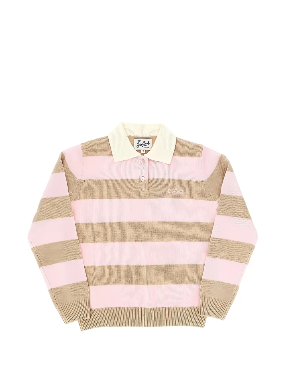 MC2 Saint Barth striped polo shirt Roze