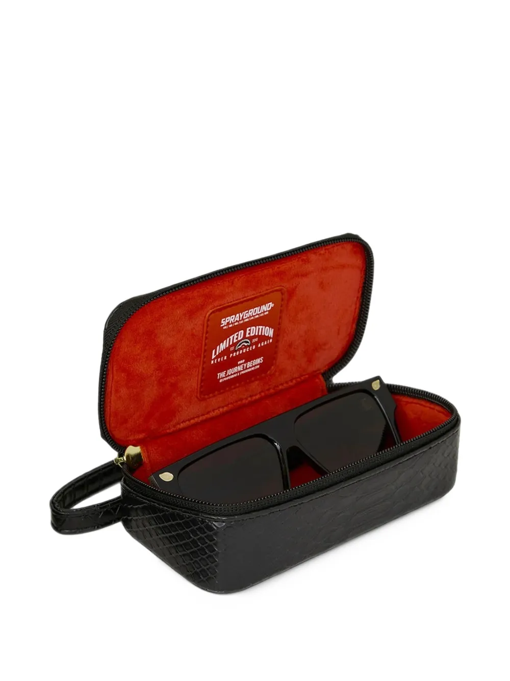 Sprayground Night Vision square-frame sunglasses Zwart