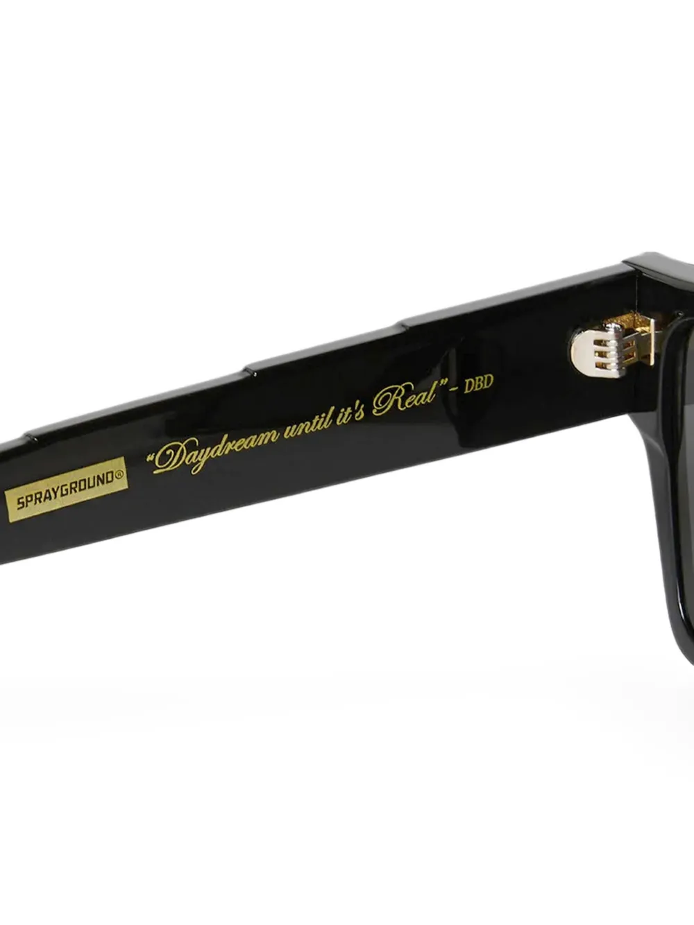 Sprayground Night Vision square-frame sunglasses Zwart