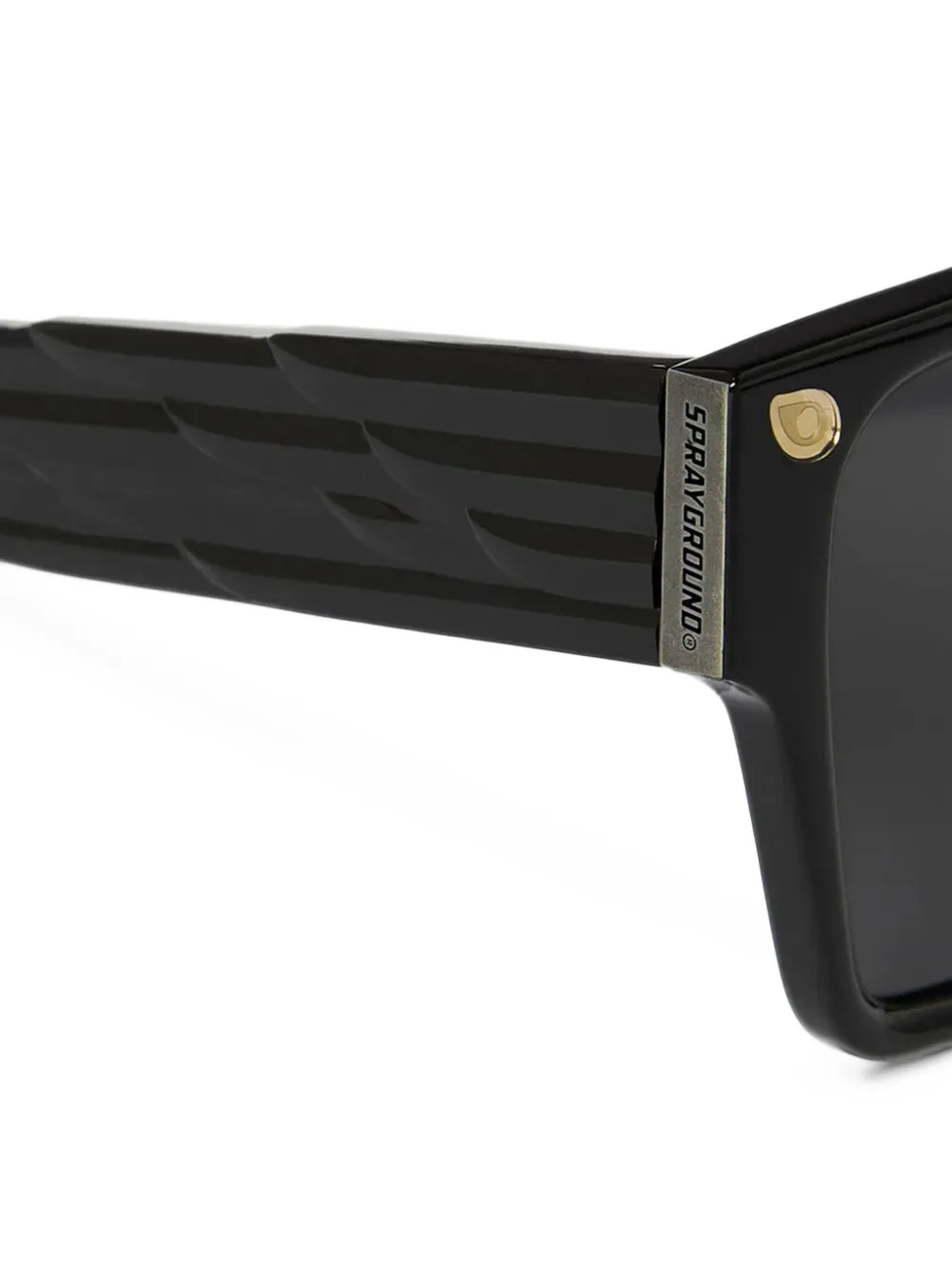 Sprayground Night Vision square-frame sunglasses Zwart