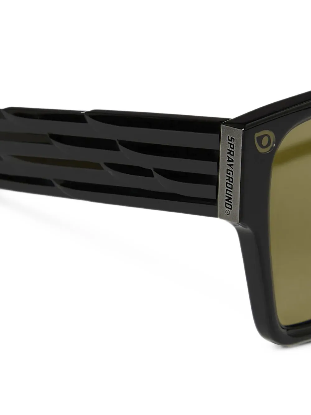 Sprayground Oro Vision square sunglasses Zwart