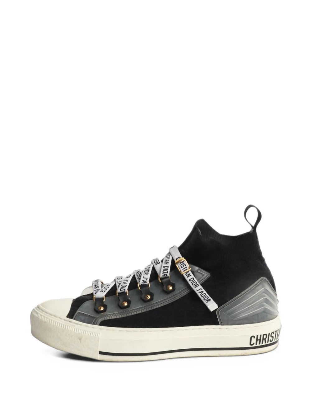 Christian Dior Pre-Owned Walk'N'Dior high-top sneakers - Black