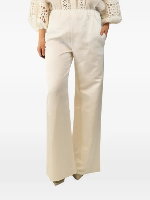DESTREE elasticated wide-leg trousers