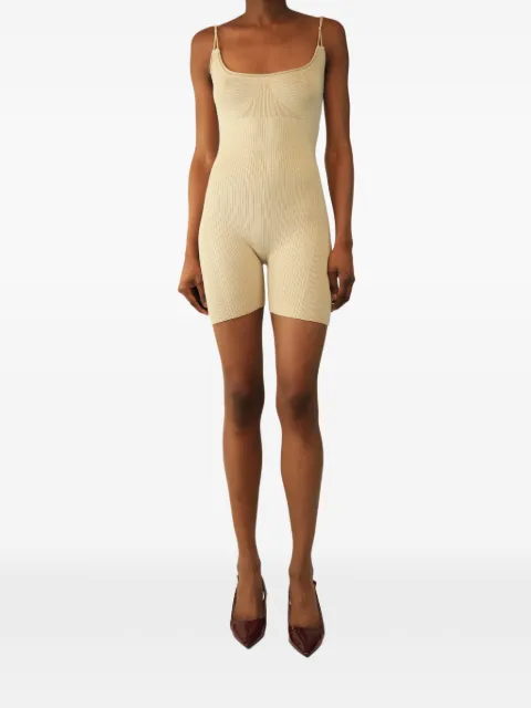 Jacquemus Pre-Owned combishort en maille nervurée