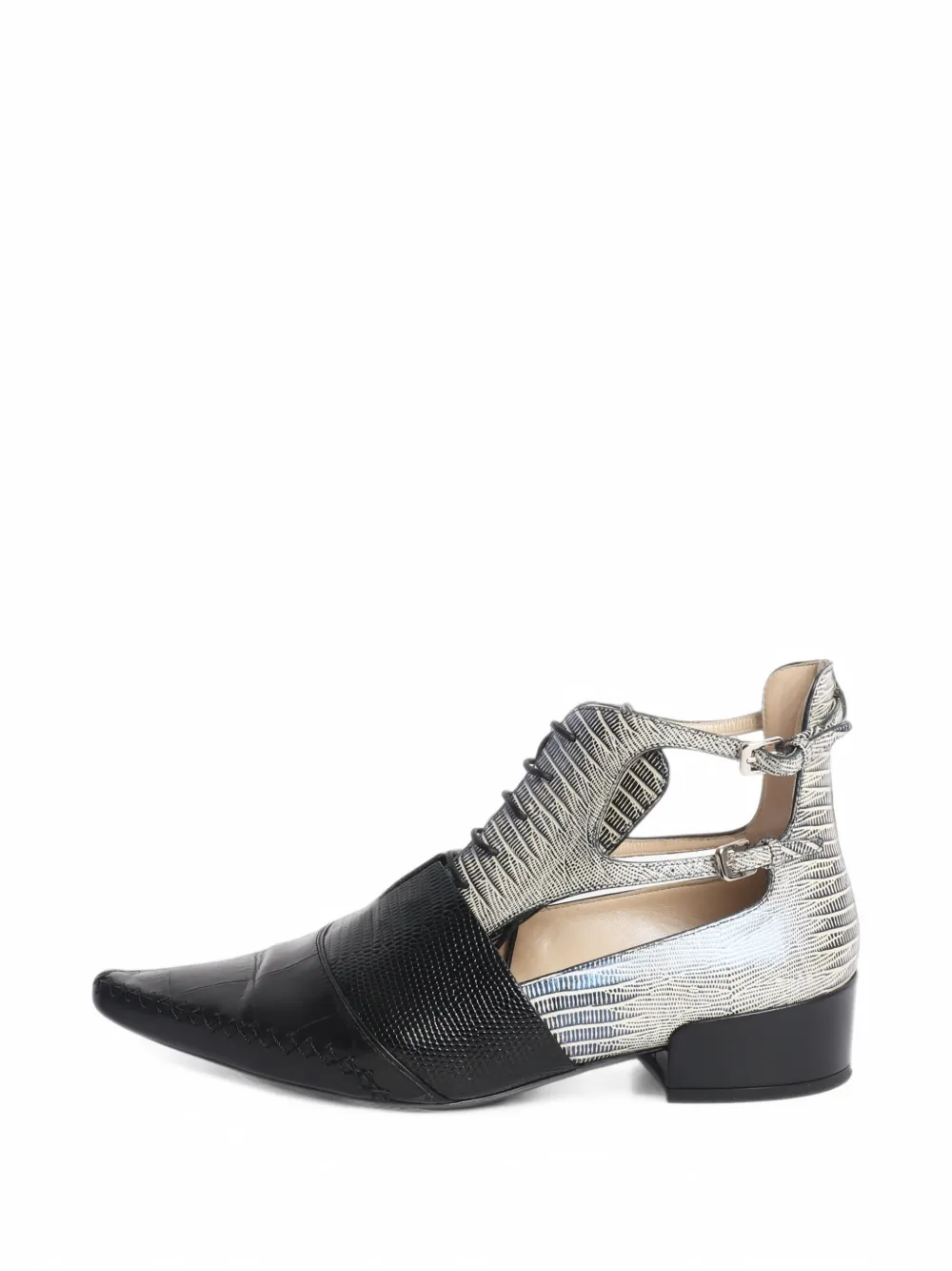 Christian Dior Pre-Owned Nomade cut-out ankle boots - Black